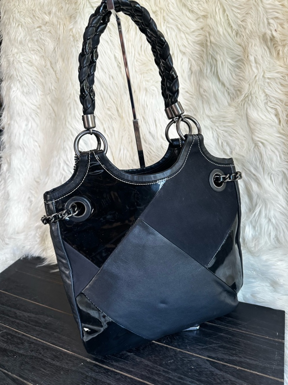 Coach Black Limited Edition Parker Patchwork - Picture 4 of 6